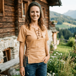 Leder T-Shirt Frauen